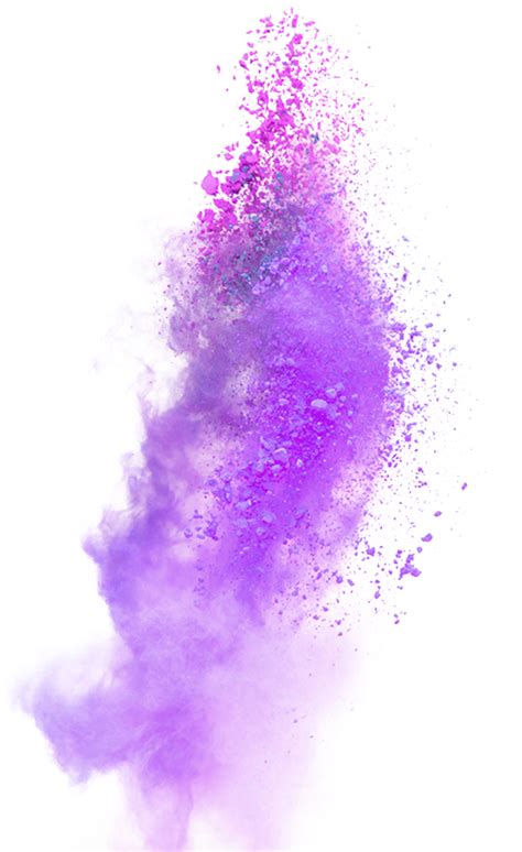 Download Transparent Purple Smoke Transparent - Purple Powder Explosion ...