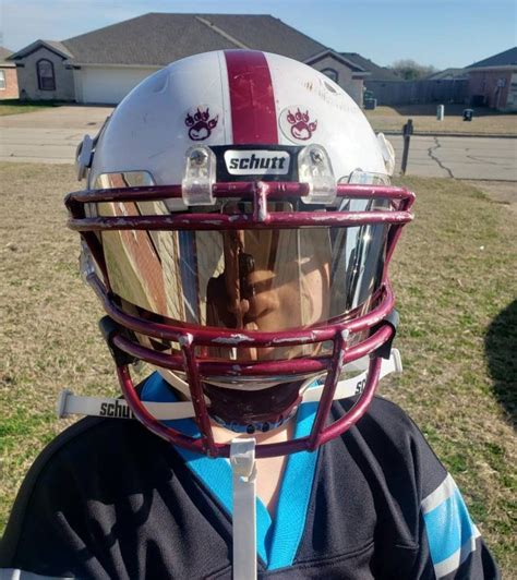 Clear Mirror Football Visor Universal Fit for Riddell - Etsy