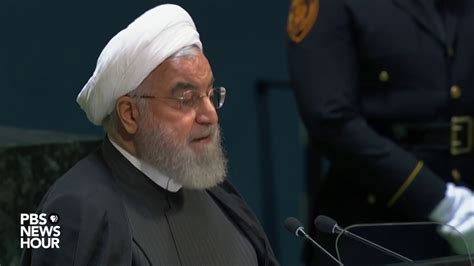 WATCH LIVE: Iran President Hassan Rouhani's full speech to the UN ...