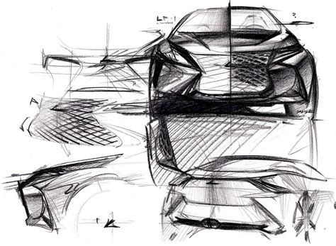 Car design Pencil sketches on Behance