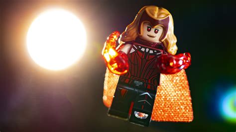 Closer look at LEGO 71031 Marvel Studios' The Scarlet Witch