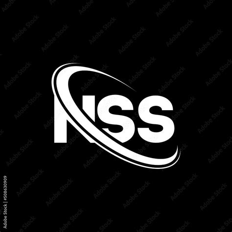 NSS logo. NSS letter. NSS letter logo design. Initials NSS logo linked with circle and uppercase ...