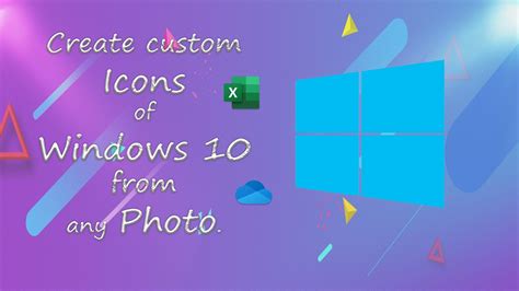 Create Custom icons in window 10 - YouTube