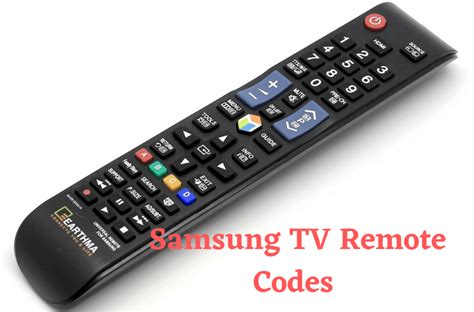 Samsung Smart TV Codes for Universal Remote