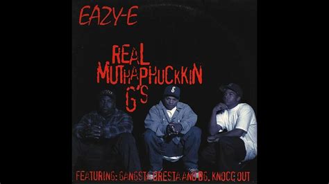 Eazy-E, Gangsta Dresta & BG. Knocc Out - Real Muthaphuckkin' G's (Acapella) - YouTube