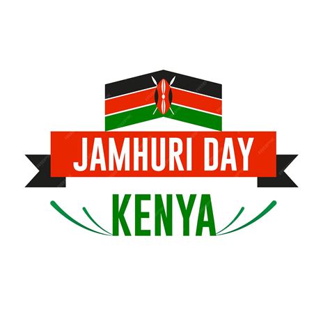 Premium Vector | Kenya jamhuri day celebration banner and kenya independence day concept ...