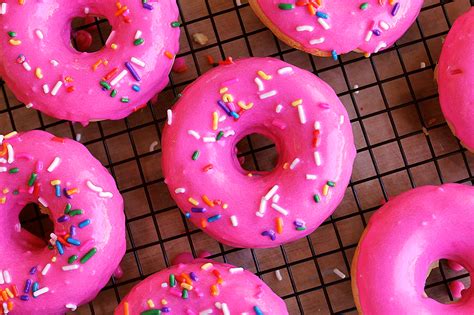 Momma Told Me: Pink Frosted Vanilla Bean Donuts (With Sprinkles) Recipe