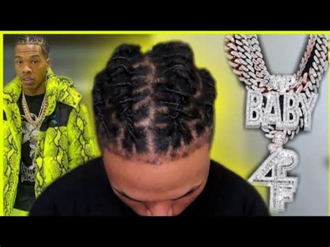 How To Do Lil Baby's Hairstyles | On HIGHTOP DREADS 👶🏾💎 - YouTube