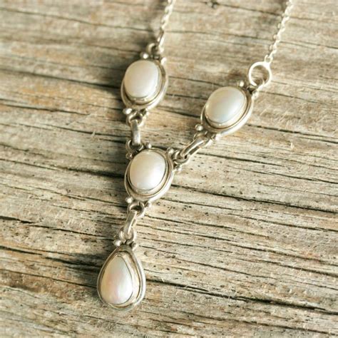 Pearl Silver Bracelet - Freshwater Pearl Bracelet