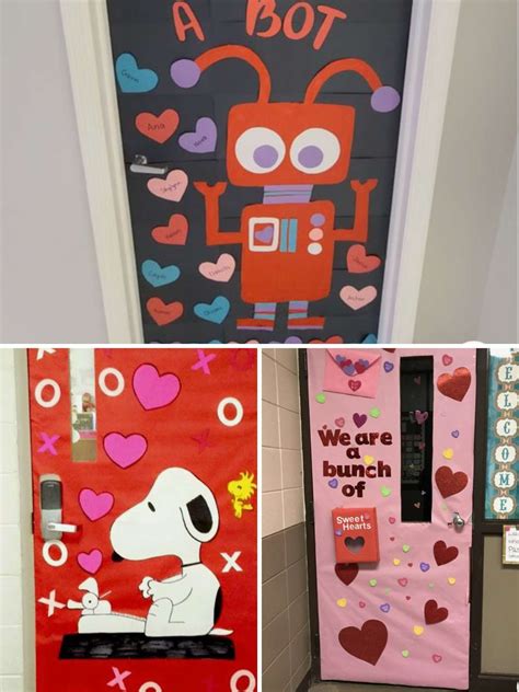 41+ Cute Door Decorations for Valentines Day - Pink Pop Design