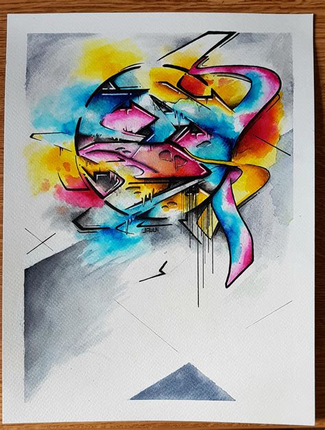 Hi, im making watercolor graffiti : r/Watercolor