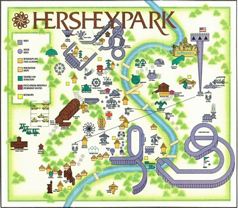 Map Of Hershey Park Area - Maps For You