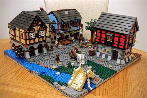 Medieval Village - The Red Dragon Tavern. (More pictures in comments) : r/lego