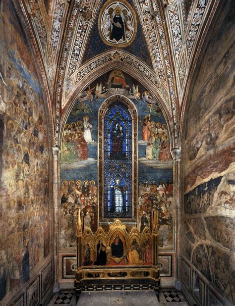 Frescoes in the Strozzi Chapel, Santa Maria Novella (1354-57) by NARDO ...