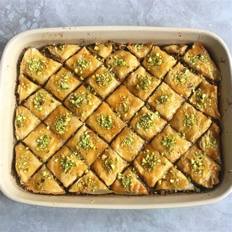 Baklava with Cardamom and Rosewater | Roxana's Kitchen