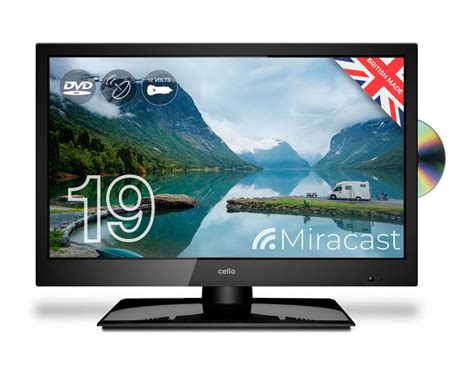 Cello C1920FMTR 19 inch LED Digital 12-volt TV with built-in Freeview ...