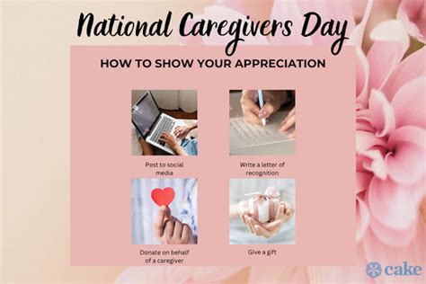 National Caregivers Day: Date, Ideas & How to Celebrate | Cake Blog ...