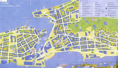 Mapas de Alesund - Noruega | MapasBlog