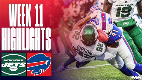 Buffalo Bills: NFL Week 11 Highlights vs. New York Jets - YouTube