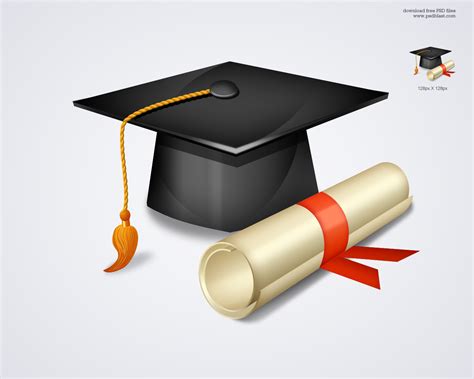 Free PSD Store: Free High School Graduation Icon