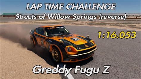 GT7 - Lap Time Challenge - Lap Guide - Streets of Willow Springs ...