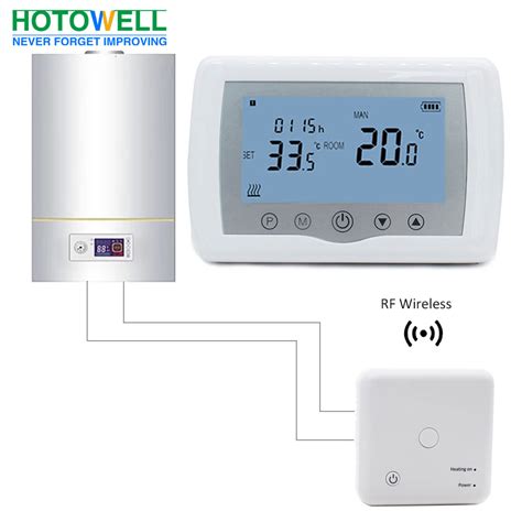 Wall mounted wifi wireless room thermostat for water boiler heating