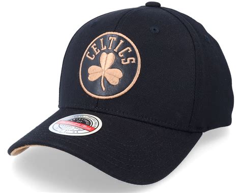 Hatstore Exclusive x Boston Celtics Leather Logo Black Adjustable ...