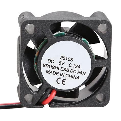 2510S 5V Cooler Brushless DC Fans 25*10mm Mini Cooling Radiator for ...