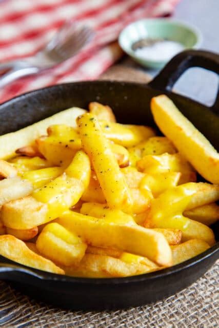 Easy Cheesy Chips (Cheese Fries) - Helen's Fuss Free Flavours