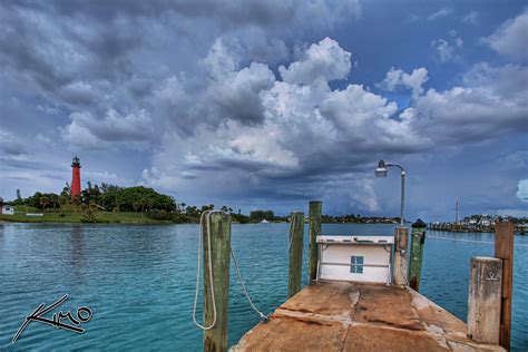 Jupiter Lighthouse Incoming Storm