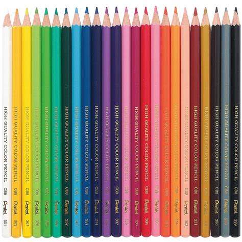 Pentel Color Pencils 24 Colors | MTRADE Singapore