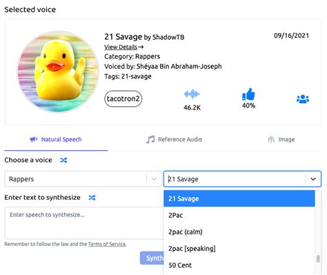 Using Uberduck AI Voice Generator to Make Music