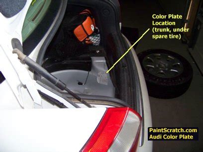 Audi Touch Up Paint | Color, Code, and Directions for Audi ...