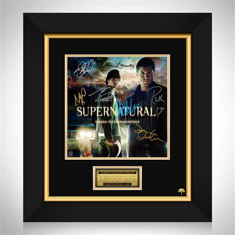 Supernatural - Soundtrack LP Cover Limited Signature Edition Studio Li - RARE-T