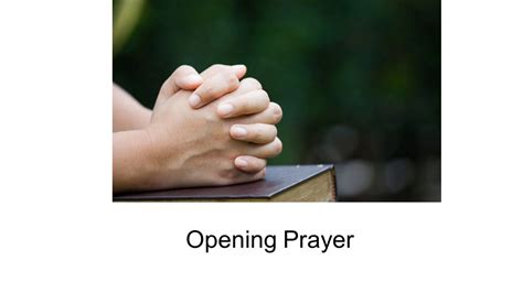 Opening Prayer