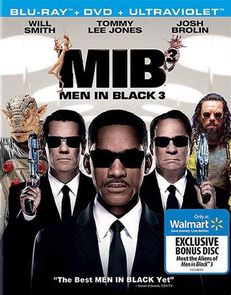 Men In Black 3 (Blu-ray + DVD) (Exclusive) (Widescreen) - Walmart.com