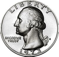 1973 S Washington Quarter Proof Value | CoinTrackers