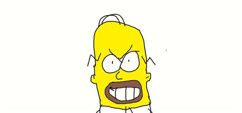 Homer Simpson Angry by Simpsonsfanatic33 on DeviantArt