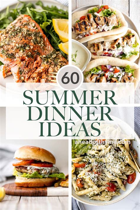 60+ Summer Dinner Ideas | Ahead of Thyme