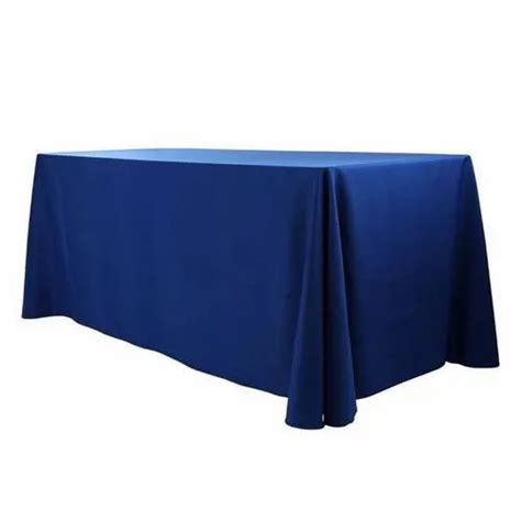 Cotton Blue Plain Tablecloth, Size: 80x102 Cm at Rs 200/piece in New Delhi | ID: 21613110733