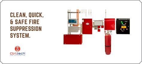 Eco-friendly FM200 fire suppression system for server rooms.