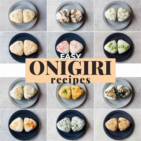 17 Easy Japanese Onigiri Recipes Without Nori Seaweed - Chef JA Cooks ...