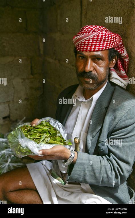 KHAT IN YEMEN Stock Photo - Alamy