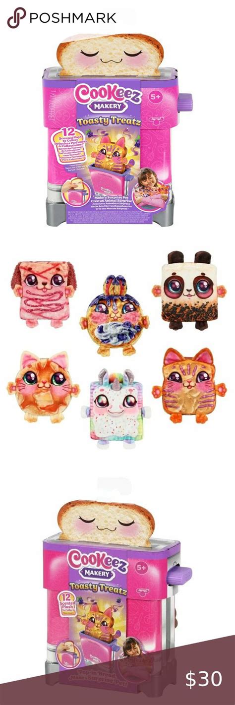 Cookeez Makery Toasty Treatz Toaster with Scented Plush, Styles Vary ...