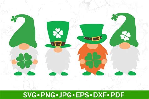 St Patrick GNOMES SVG - St Patrick Day SVG