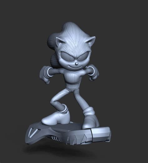 Sonic The Hedgehog 2 - 3D Model by Bon Bon Art