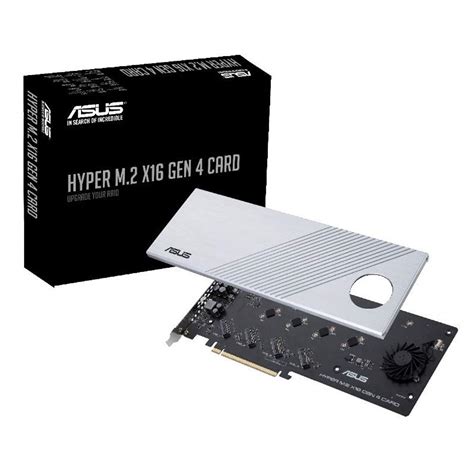 Buy ASUS Hyper M.2 X16 PCIe 4.0 X4 Expansion Card Supports 4 NVMe M.2 ...