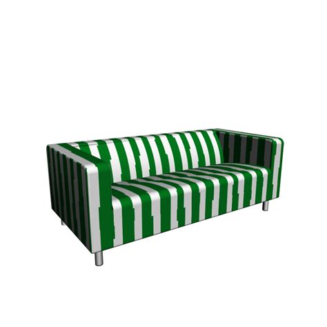 KLIPPAN 2er-Sofa, Randen grün - Einrichten & Planen in 3D
