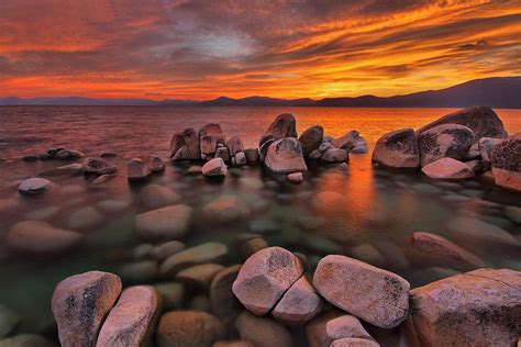 Sand Harbor Sunset Photograph by Andre Gregoire - Pixels