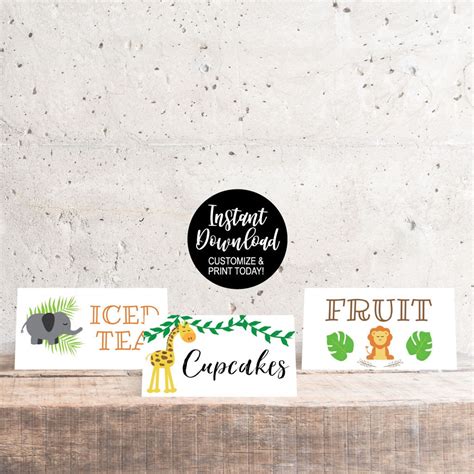 Editable Instant Download Food Label Printable Food Label - Etsy